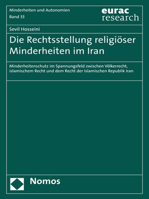 cover image of Die Rechtsstellung religiöser Minderheiten im Iran
